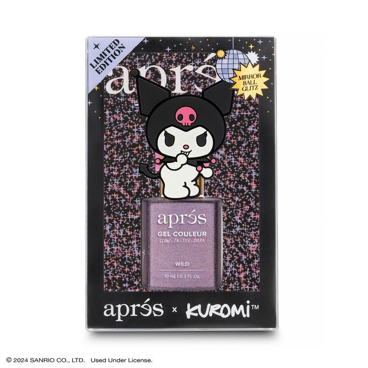 Apres Kuromi Flash Glitter Gel Couleur Polish (10ml) Wild