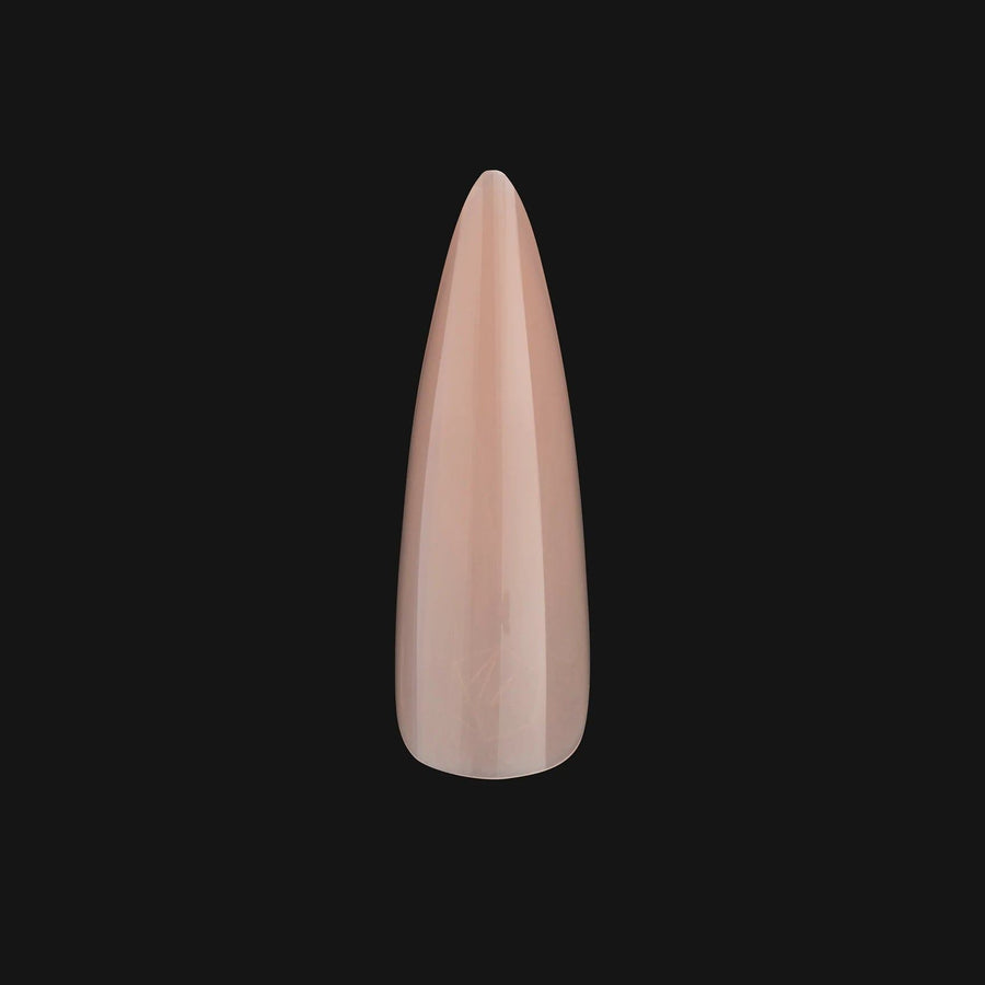 Apres ArtMe Gel-X Tips - Base Colour (Natural Stiletto Long) 500pcs Box - 10 Sizes