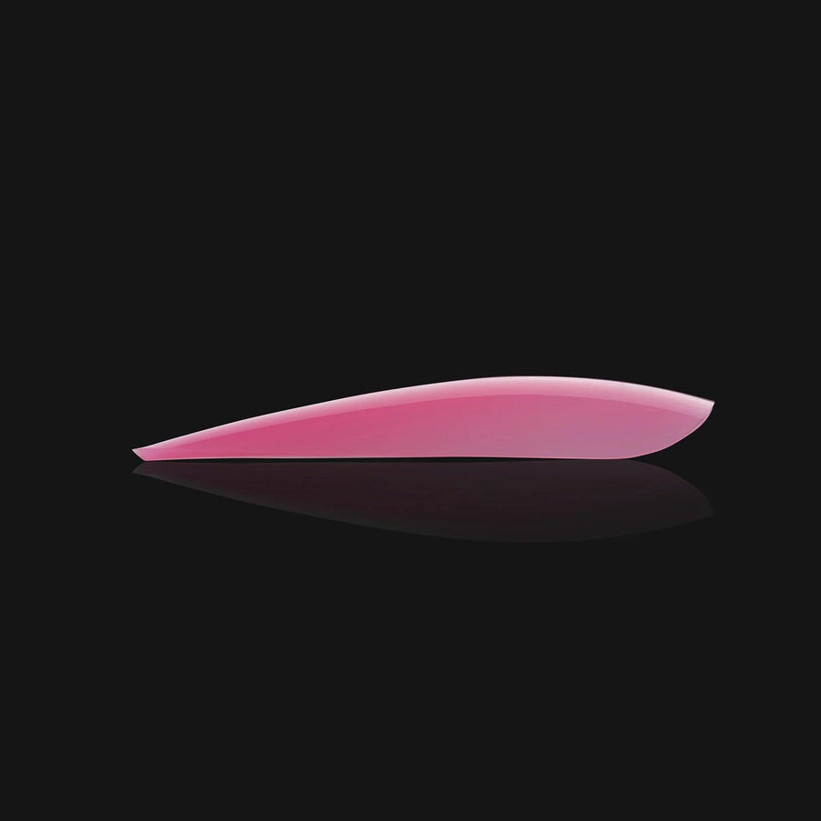 Apres ArtMe Gel-X Tips - Base Colour (Natural Stiletto Long) 500pcs Box - 10 Sizes