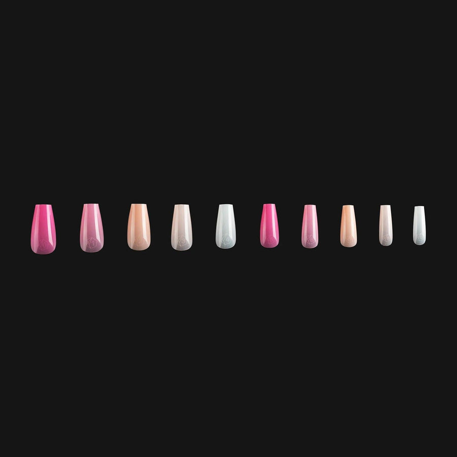 Apres ArtMe Gel-X Tips - Base Colour (Sculpted Coffin Medium) 500pcs Box - 10 Sizes