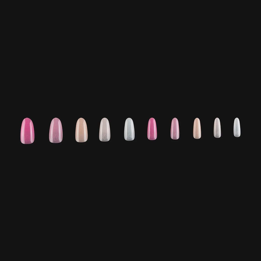 Apres ArtMe Gel-X Tips - Base Colour (Sculpted Round Medium) 500pcs Box - 10 Sizes
