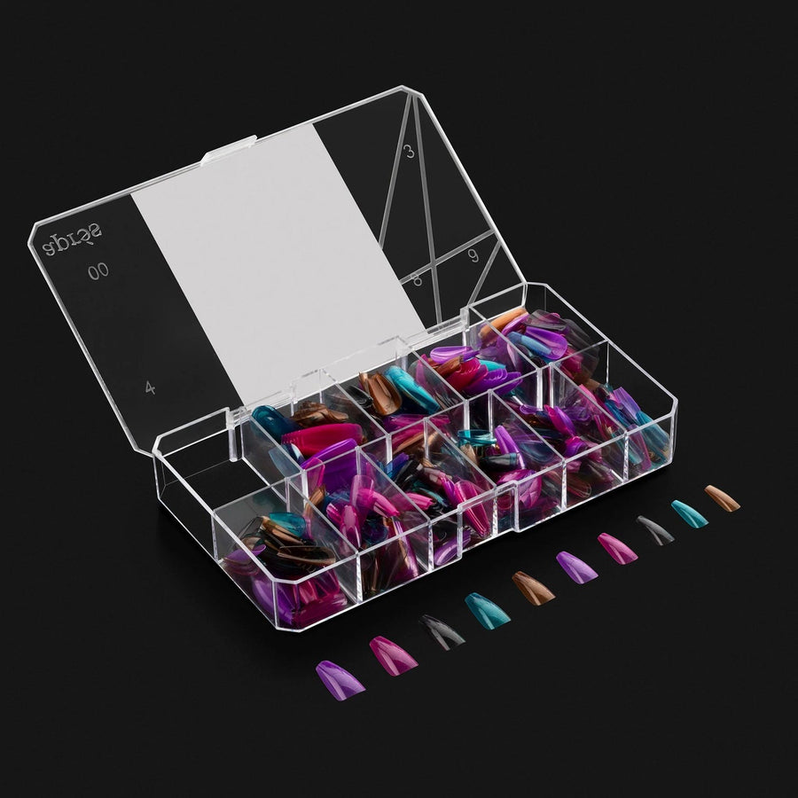 Apres ArtMe Gel-X Tips - Vivid Colour (Natural Coffin Medium) 500pcs Box - 10 Sizes