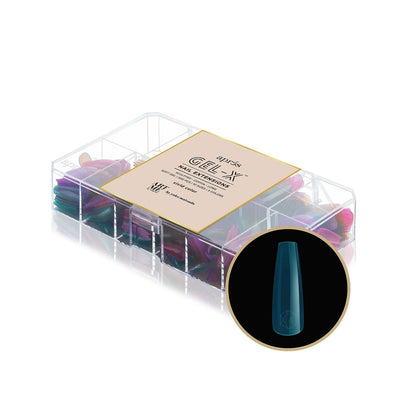 Apres ArtMe Gel-X Tips - Vivid Colour (Sculpted Coffin Long) 500pcs Box - 10 Sizes