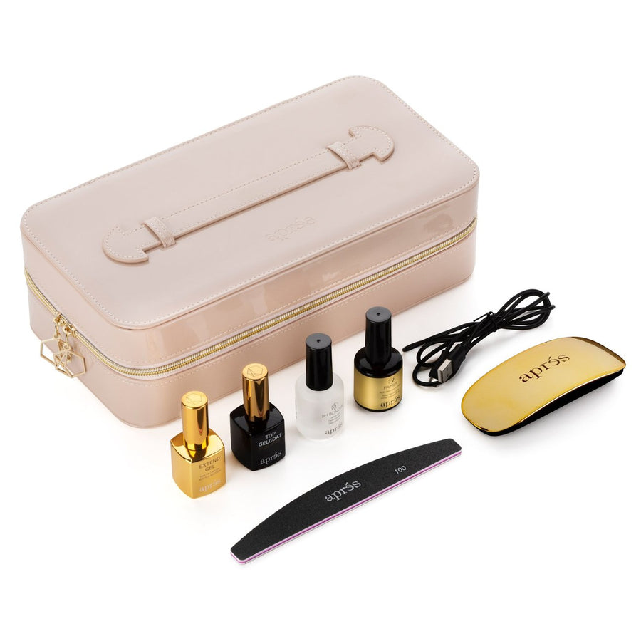 Apres Gel-X Starter Kit (with Nude Leather Case by Yoko Matsuda) **NO TIPS***