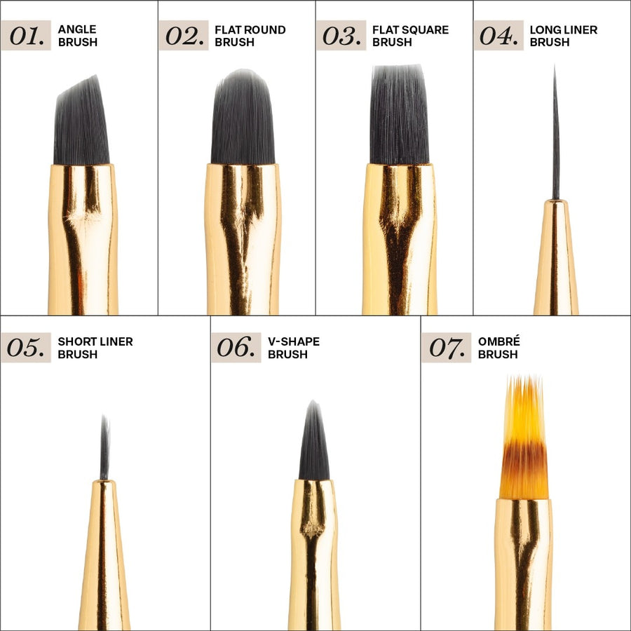 Apres Art Brush Set (7pcs)