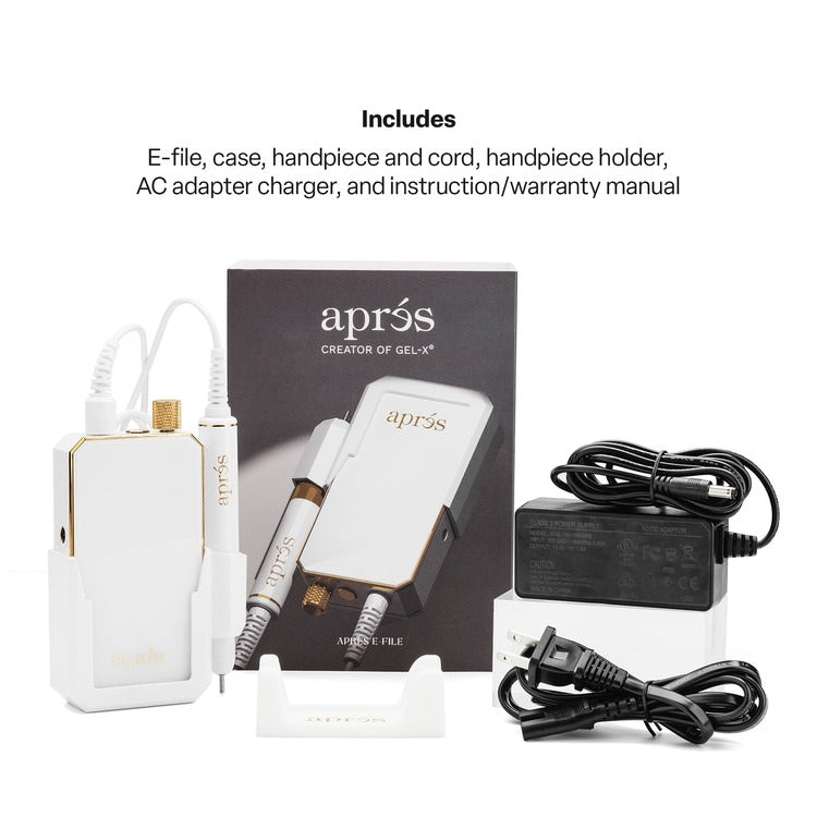 Apres E-File Nail Drill - White (35,000RPM)