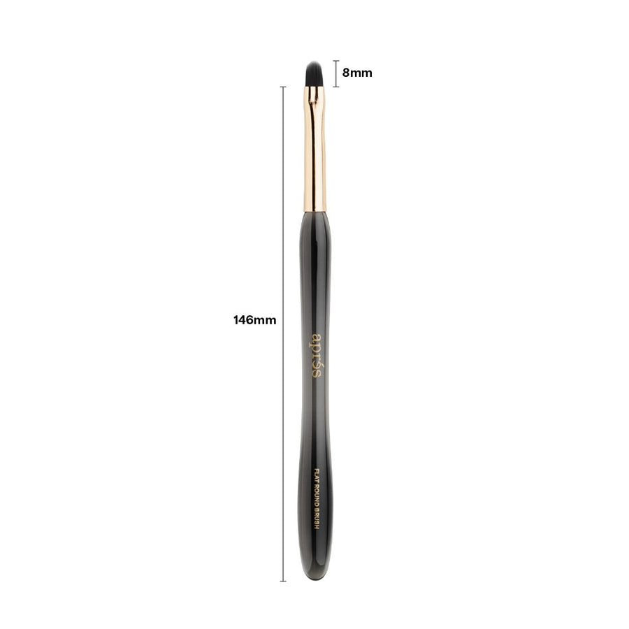 Apres Flat Round Brush with Silicon Cap
