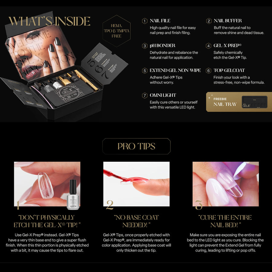 Apres Gel-X Signature Starter Kit (with Mini Gel-X Tips 280pcs)
