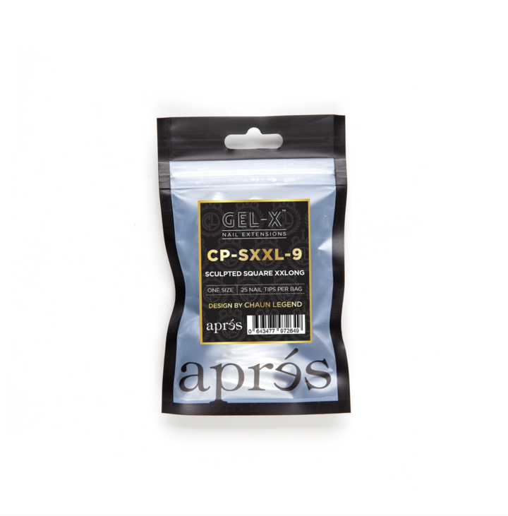 Apres Gel-X Tips (Sculpted Square Extra Extra Long) 25pcs Refill Pack