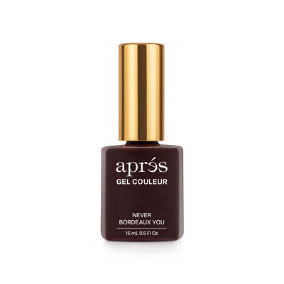 Apres HEMA & TPO-Free Gel Couleur Polish #298 (15ml) Never Bordeaux You