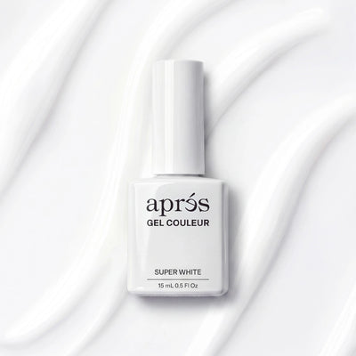 Apres HEMA & TPO-Free Gel Couleur Polish - Super White (15ml)