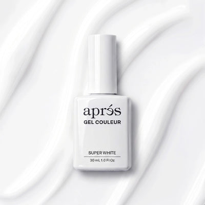 Apres HEMA & TPO-Free Gel Couleur Polish - Super White (30ml)