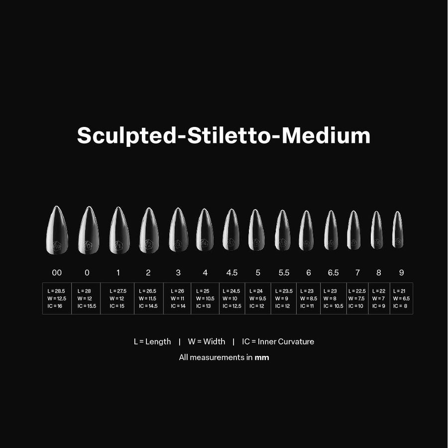 Gel-X® Sculpted Stiletto Medium Box of Tips